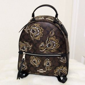 jordyn backpack with signature canvas detail